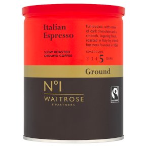 Waitrose Espresso Coffee Roasted & Ground