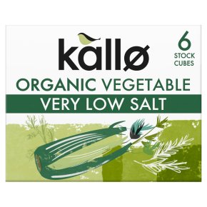 Kallo low salt organic vegetable stock cubes