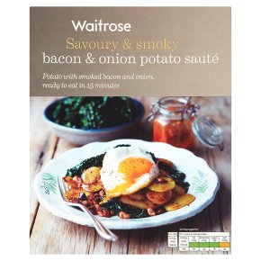 Waitrose bacon & onion potato sauté