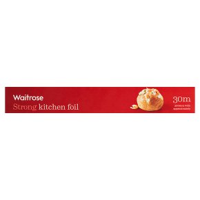 essential Waitrose aluminium foil, 30cm by 30m