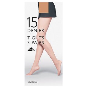 John Lewis Nude Tights - 15 Denier - Extra Large