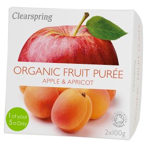 Clearspring Organic Apple & Apricot Puree