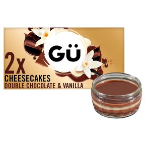 Gu 2 chocolate & vanilla cheesecakes