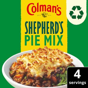 Colman's shepherd's pie recipe mix