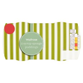 Waitrose 2 syrup sponge puddings