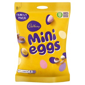 Cadbury Mini Eggs Chocolate Eggs Large Family Sharing Bag