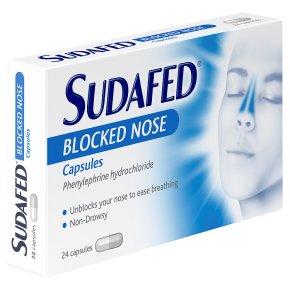 Sudafed congestion relief capsules