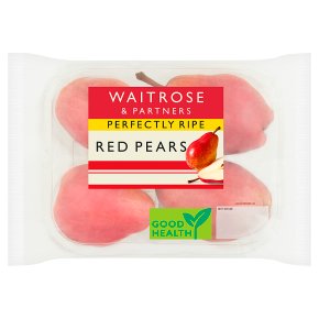 Waitrose 1 Perfectly Ripe Red Pears