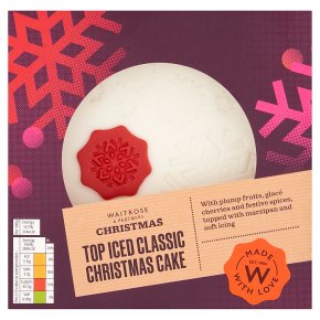 Waitrose Christmas Top Iced Fruit Cake | Waitrose &amp; Partners