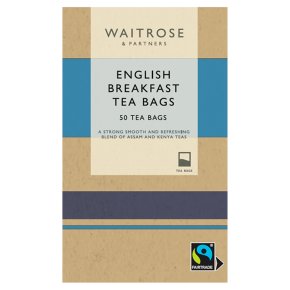 Waitrose English Breakfast - 50 bags