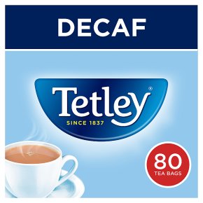 Tetley decaffeinated 80 tea bags