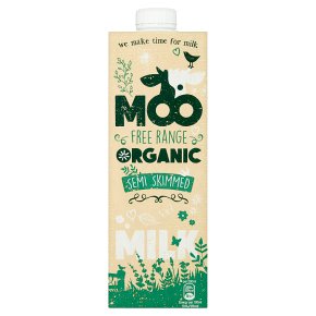 Moo Milk organic semi-skimmed UHT milk