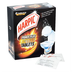 Harpic Power Plus Active 8 Tablets Toilet Cleaner