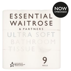 essential Waitrose Pure White Toilet Rolls