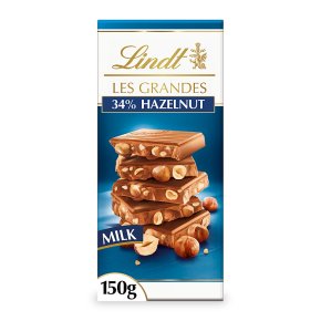 Lindt milk chocolate with hazelnut