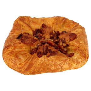 Butterscotch Pecan lattice Danish