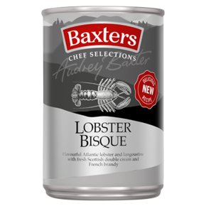 Baxters Chef Selection lobster bisque soup