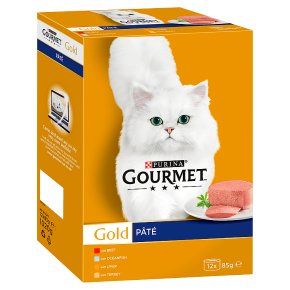 Gourmet Gold Tinned Cat Food Pate Mixed