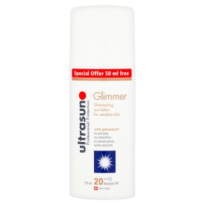 Ultrasun Protect sensitive glimmer formula SPF20