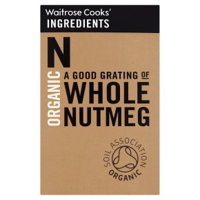 Waitrose Cooks' Ingredients organic whole nutmeg