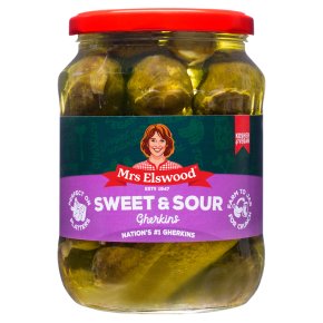 Kosher Mrs Elswood sweet sour cucumbers