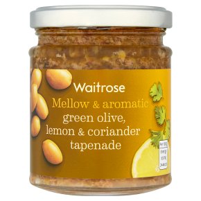 Waitrose green olives, coriander & lemon tapenade