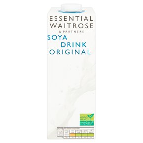 essential Waitrose longlife sweetened soya drink