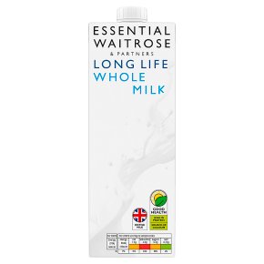 Essential Waitrose whole long life milk