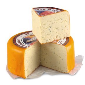Harlech mature cheddar cheese with horseradish & parsley