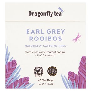 Dragonfly rooibos earl grey caffeine free 40 tea bags