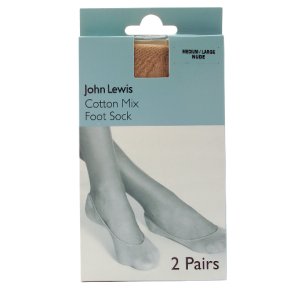 John Lewis Women foot socks - nude - M/L