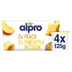 Alpro soya 2 x exotic 2 x peach