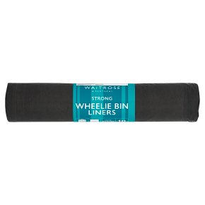 Waitrose Extra Strong Wheelie Bin Liners