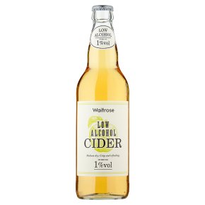Waitrose low alcohol cider