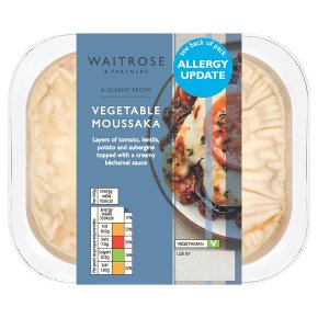 Waitrose vegetable moussaka