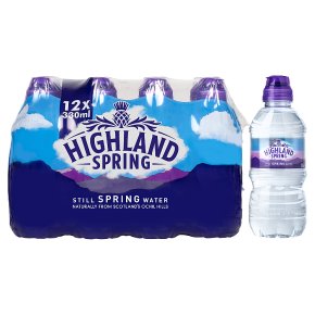 Highland Spring, spring still water, 12 pack