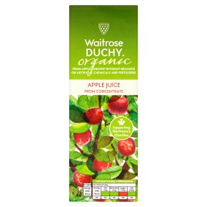 Waitrose Duchy Organic pure apple juice from concentrate