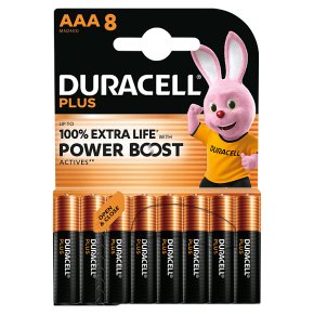 Duracell Plus Power AAA Batteries Alkaline
