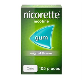 Nicorette original low strength chewing gum, 2mg