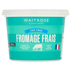 Waitrose fat free French fromage frais