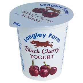 Longley Farm black cherry yogurt