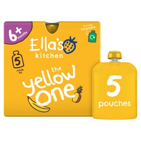 Ella's Kitchen Organic smoothie fruit the Yellow One baby food