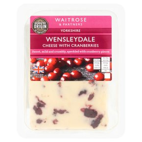 Waitrose Wensleydale with Cranberries Strength 2