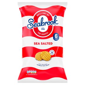 Seabrook sea salted crisps