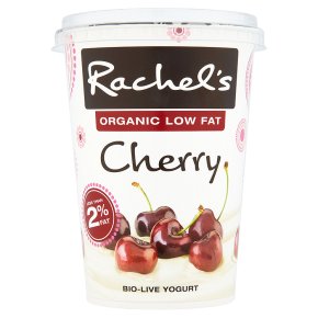Rachel's organic low fat cherry yogurt