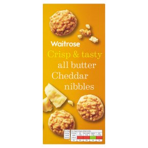 Waitrose cheddar cheese nibbles