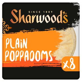 Sharwood's plain poppadoms
