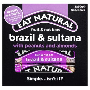 Eat Natural bars brazils sultanas almonds & hazelnuts