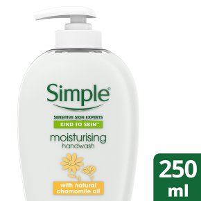 Simple Kind to Skin moisturising handwash
