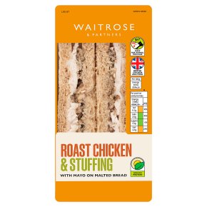 Waitrose roast chicken & stuffing sandwich